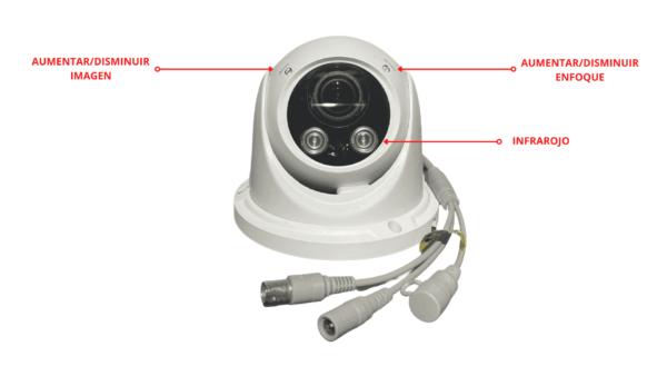 CÁMARA TVT HD 2MP DOMO VARIFOCO 2.8-12mm 50MTS TD-7525AE2H(D/FZ/SW) - Imagen 2