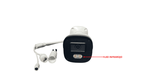 CAMARA TVT IP 2MP BULLET FULL COLOR ESTRUCTURA SEMI-METÁLICA TD-9721C1L(PE/WR1) - Imagen 2