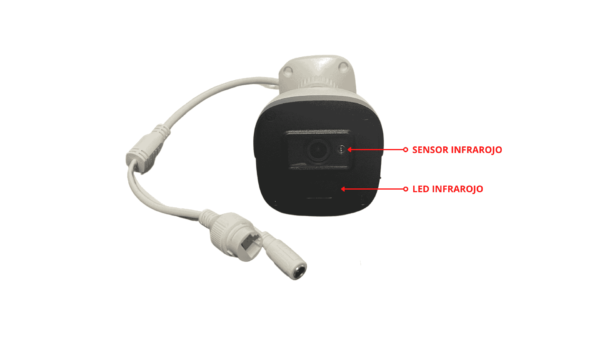 CAMARA TVT IP 2MP BULLET ESTRUCTURA SEMI-METALICA 2.8mm TD-9421S3BL (D/PE/AR) - Imagen 2